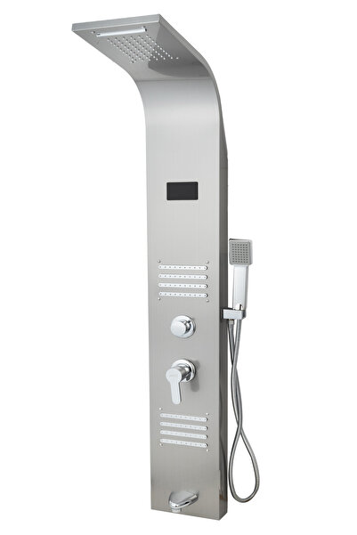 Trendy's Panou dus hidromasaj inox 5 functii Digital Thermo Satin TRENDY S