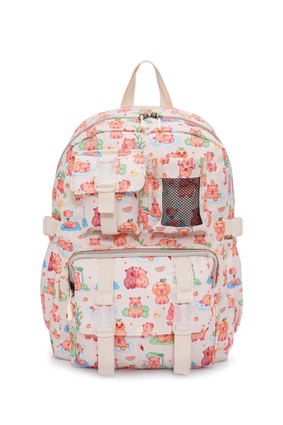 Crambler Korean Model 3-Piece School Set, Backpack, Thermal Lunch Box and Pencil Case
