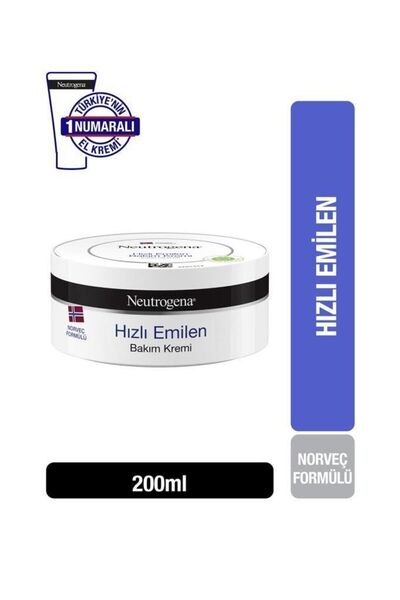 Neutrogena Krem 200 ml Hızlı Emilen