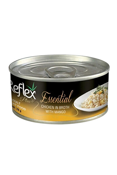 Reflex Plus Essential Tavuklu ve Mangolu Yetişkin Kedi Konservesi 70gr