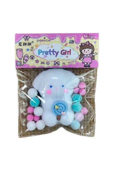 Teo Squishy Antistress Toy, Slow Rising, Squeeze Pretty Girl, Animal Model, T...