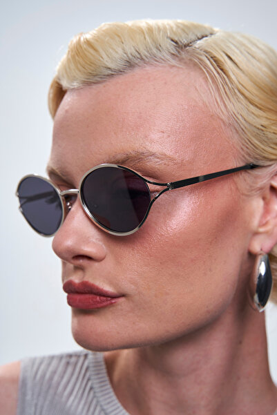 Bilge Karga Salkım Silver Black Sunglasses