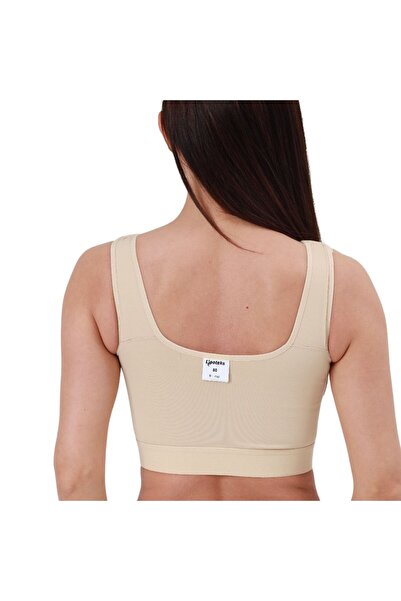 LİPOTEKS Postoperative Breast Revision Bra Corset with Buckle Cup/Aggrafed