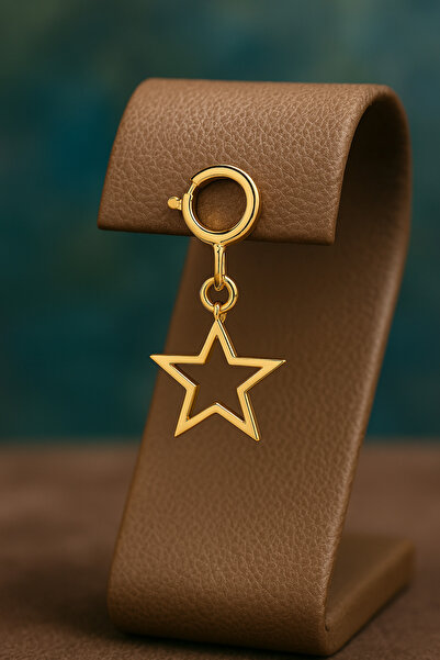 Ariş Altın Yıldız Charm Kolye Ucu