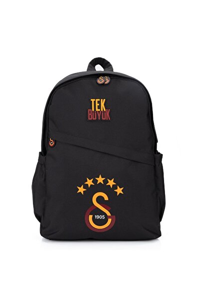 Galatasaray 3 Bölmeli 5 Yıldız Detaylı Okul Sırt Çantası (25691)
