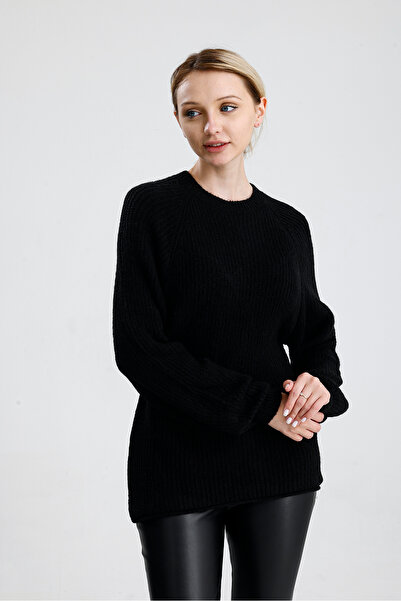 Figo Straight Cut Raglan Sleeve Sweater