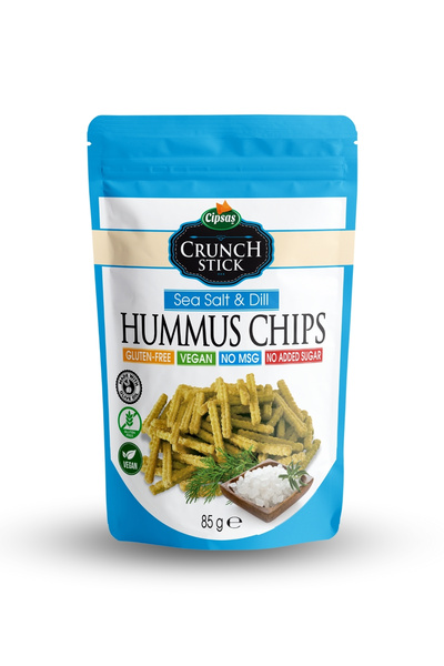 Cipsaş Deniz Tuzlu & Dereotlu Vegan Glutensiz Zeytinyağlı Fırınlanmış Nohut Cipsi