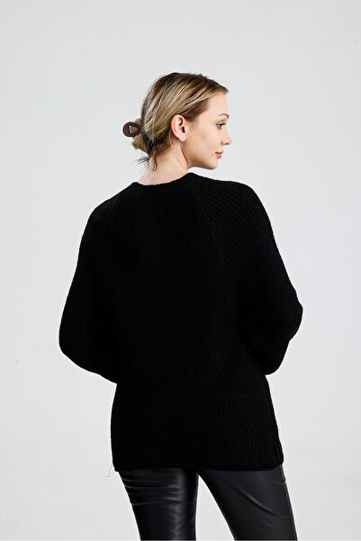 Figo Straight Cut Raglan Sleeve Sweater