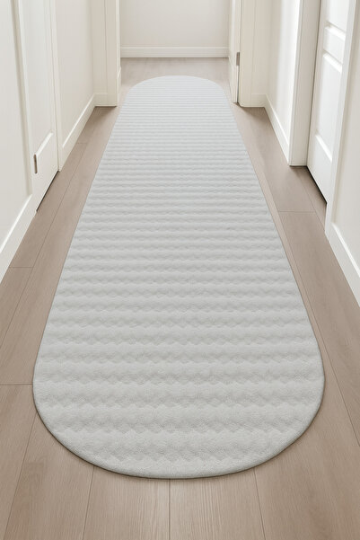 Frt Export FRT Oval Dekoratif Bubble Tüylü Yumuşak Peluş Kaymaz Yıkanabilir S...