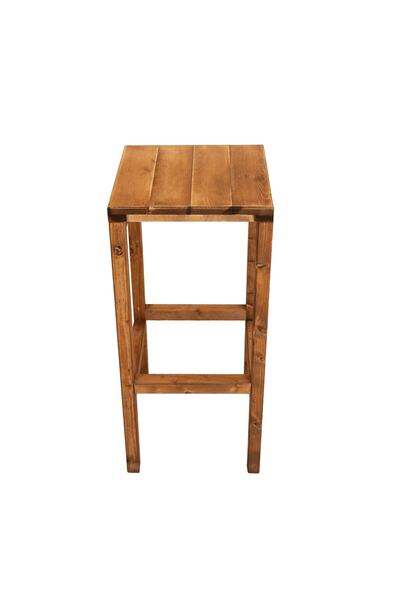 pinoxi Ahşap Bar Taburesi 1 adet