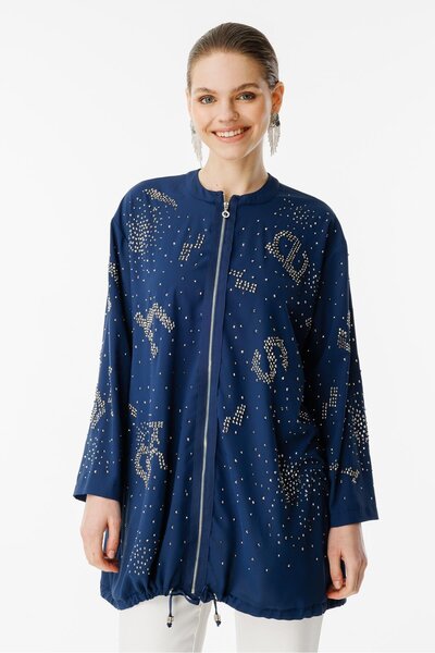 Ghisa Tunik Lacivert