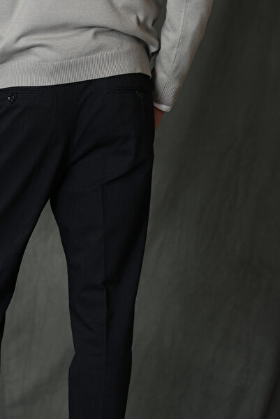 Lufian Zodya Spor Erkek Chino Pantolon Tailored Fit Lacivert
