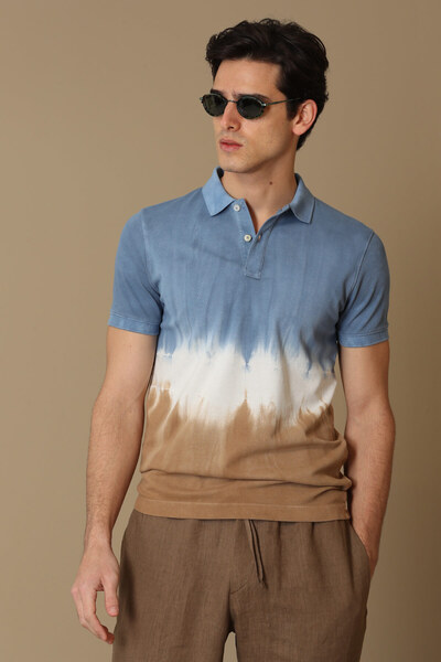 Lufian Kapar Spor Polo Erkek Tişört Vizon