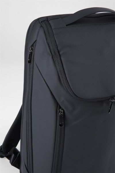 AYK'S Black Unisex Backpack Ccs London 51576