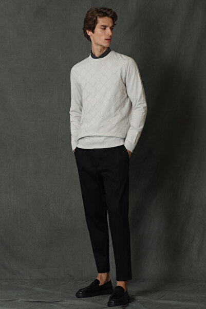 Lufian Lemar Spor Erkek Chino Pantolon Slim Fit Siyah