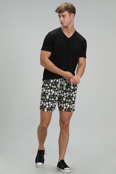 Lufian Μπλουζάκι Tuna Modern Graphic Μαύρο