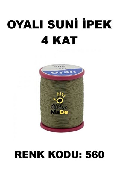 OYALI Suni Ipek 4 Kat Iplik Nakış Iğne Oyası Tığ Oyası Etuval Tek Makara Net ...