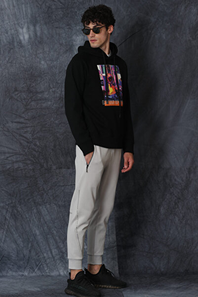 Lufian Glam Ανδρικό Φούτερ σε Γκρι