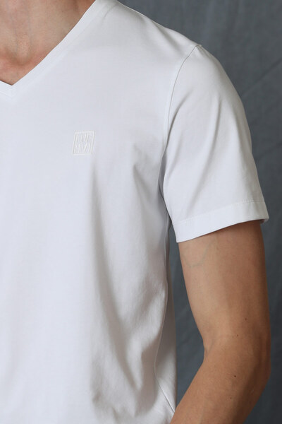 Lufian Tuna Modern Graphic T-Shirt White