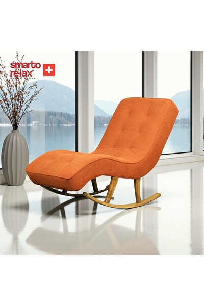 SMARTO Relax Buket Ergonomik Dinlenme Koltuğu – Teddy Leke Tutmaz Kumaş, Mode...