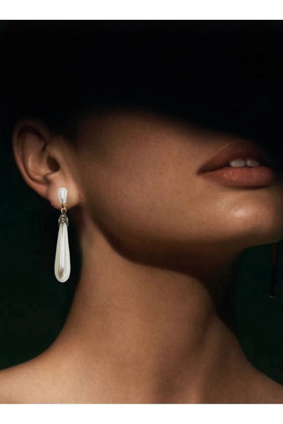 TMD AKSESUAR Catherine Drop Pearl Earrings