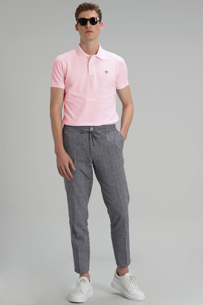 Lufian Pink Laon Sports Polo Men's T-Shirt