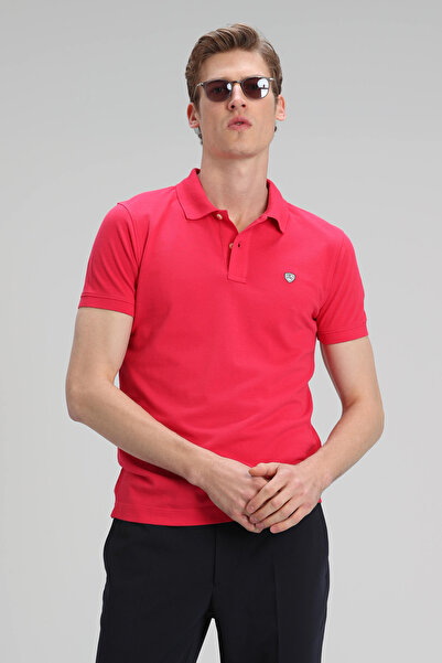 Lufian Laon Spor Polo T- Shirt Fuşya