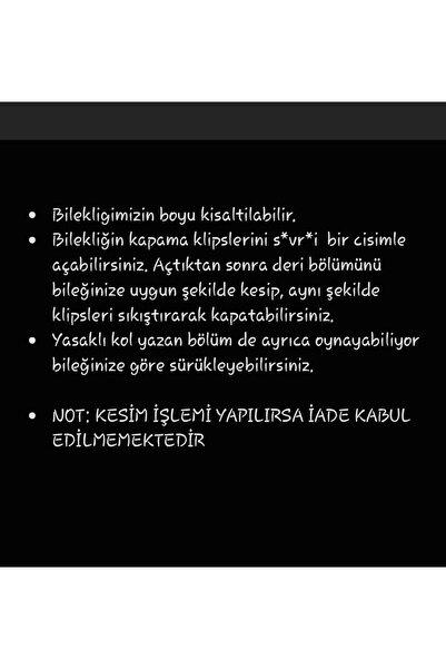 fırsatlar diyarı Farkındalık Bilekliği - Lenf Ödem Bilekliği - Yasaklı Kol Uyarı Bilekliği