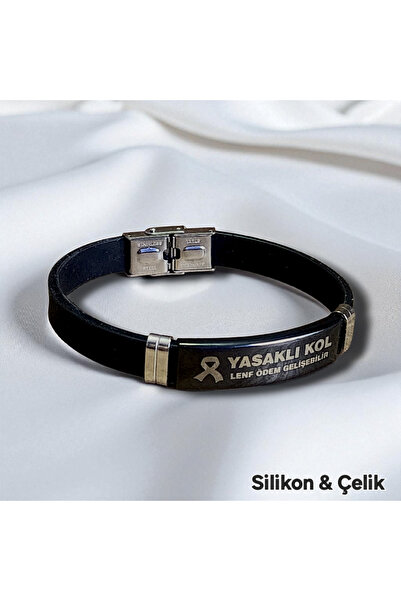 fırsatlar diyarı Farkındalık Bilekliği - Lenfödem Bilekliği - Yasaklı Kol Uya...