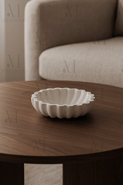 mindsoho Decorative Nordic Style Wavy Bohemian Plate, Tray, Jewelry Plate |   16cm