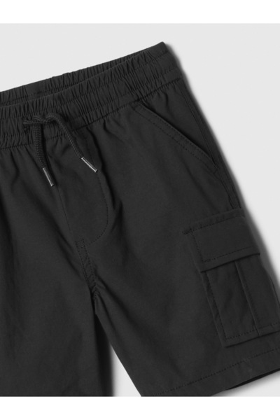GAP Erkek Bebek Siyah Hybrid Pull-On Kargo Şort