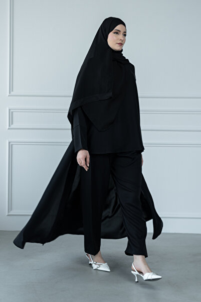 LAVİNİA Lavinia women's abaya, 4 pieces, super soft dew fabric