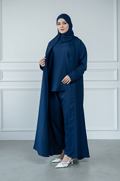 LAVİNİA Lavinia women's abaya, 4 pieces, super soft dew fabric