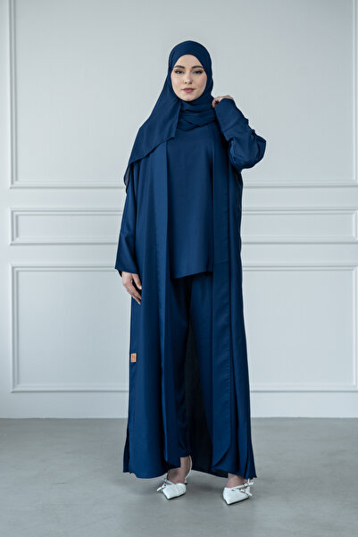 LAVİNİA Lavinia women's abaya, 4 pieces, super soft dew fabric