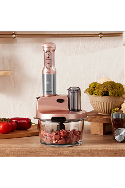 Karaca Mutfak Robotu Yüksek Performanslı 2500 Watt - 6 Bıçaklı Cam Hazneli Çok Amaçlı