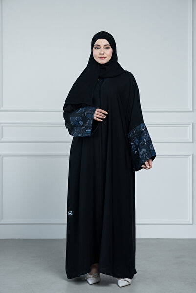 LAVİNİA Lavinia women's abaya, French sleeve, quarter-flare, Internet fabric