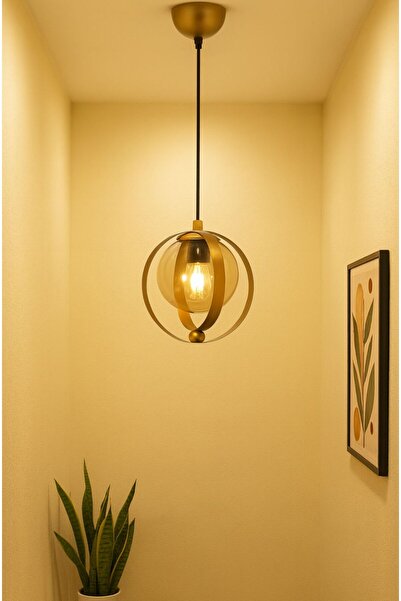 VENON Mars Tekli Eskitme Bal Glop Camlı Tekli Sarkıt Avize