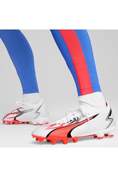 Puma Ultra Match Fg/ag 107347 Yarı Profesyonel Erkek Krampon Beyaz
