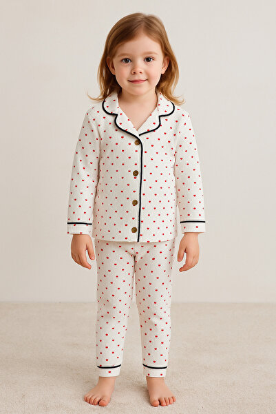 minella kids Pjama with Small Heart 9 Months/6 Years