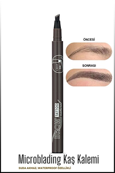 SEVRU Kaş Kalemi En Yeni Profosyonel Naturel Kaş Dövme Kalemi Long Lastıng&waterproof No:04