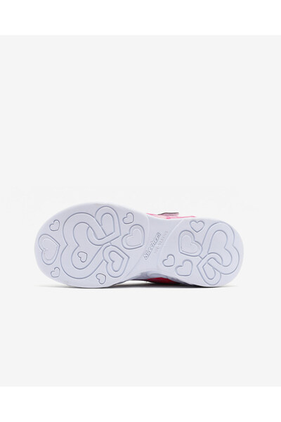 SKECHERS INFINITE HEART LIGHTS HEART JEWELS Büyük Kız Çocuk Gri Işıklı Spor Ayakkabı 303261L SMLT