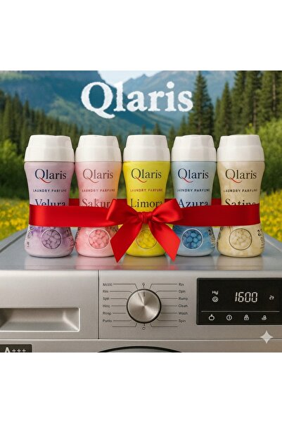 QLARIS Çamaşır Parfüm & Yumuşatıcısı 5'li Tanışma Paketi SAKURA & AZURA & SAT...