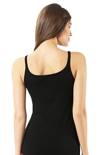 ÖZKAN underwear Özkan 22164 Γυναικείο εσώρουχο με λεπτό λουράκι και κουμπιά από βαμβακερό μοντάλ