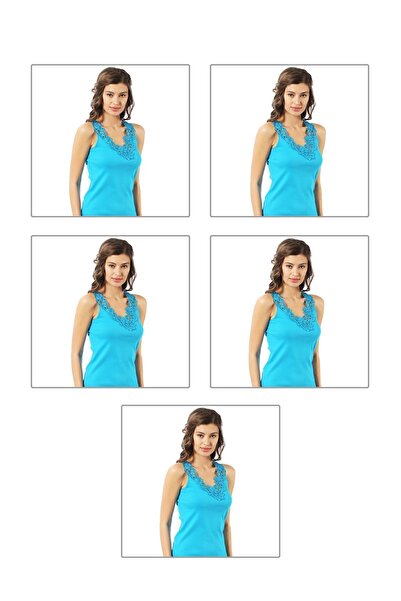 ÖZKAN underwear Özkan 2001 5-пакетний жіночий бавовняний рибана з мереживом і...