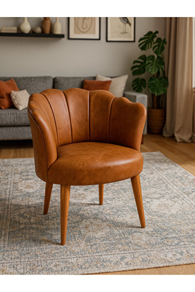 Azra Mobilya Papatya Berjer Tekli Koltuk – Deri Kumaş, Modern Tasarım, Demont...