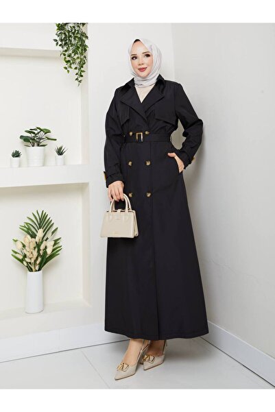 RACE FASHİON Αδιάβροχη καμπαρντίνα με διπλό γιακά και ζώνη σε όλο το μήκος RC1403056