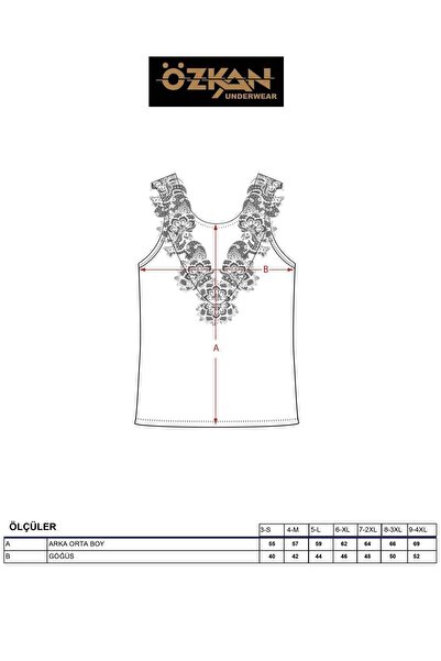 ÖZKAN underwear Özkan 2001 - Πακέτο με 5 γυναικεία εσώρουχα Magnolia με βαμβακερές ραβδώσεις