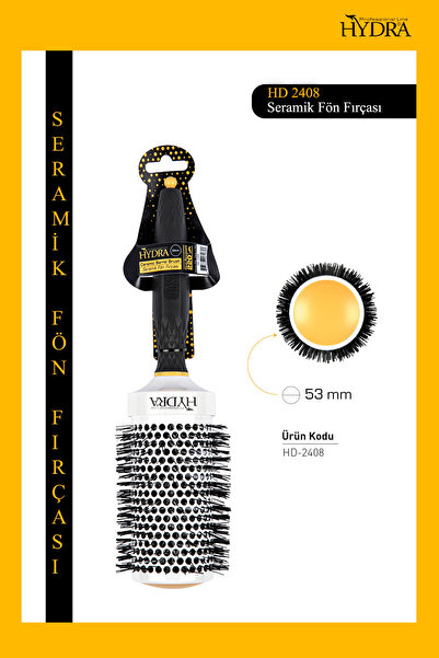 Hydra Professional Line Κεραμική βούρτσα φουσκώματος Hd-2408