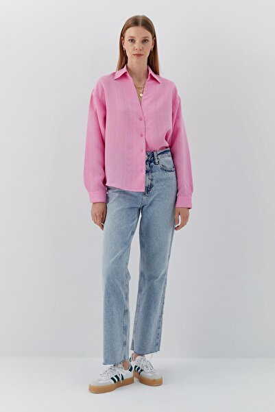 MARKALİSTE Viscose Shirt Pink