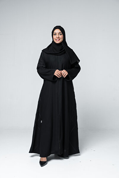 LAVİNİA Women's abaya from Lavinia, Fursan cloche fabric